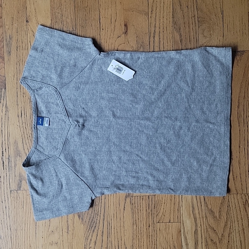 BNWT Old Navy Girls Large Grey Shirt